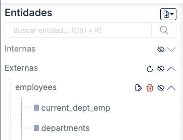 Icono de agregar fuente de datos externa