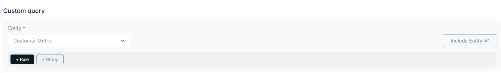 Pie Chart Section Configuration Query