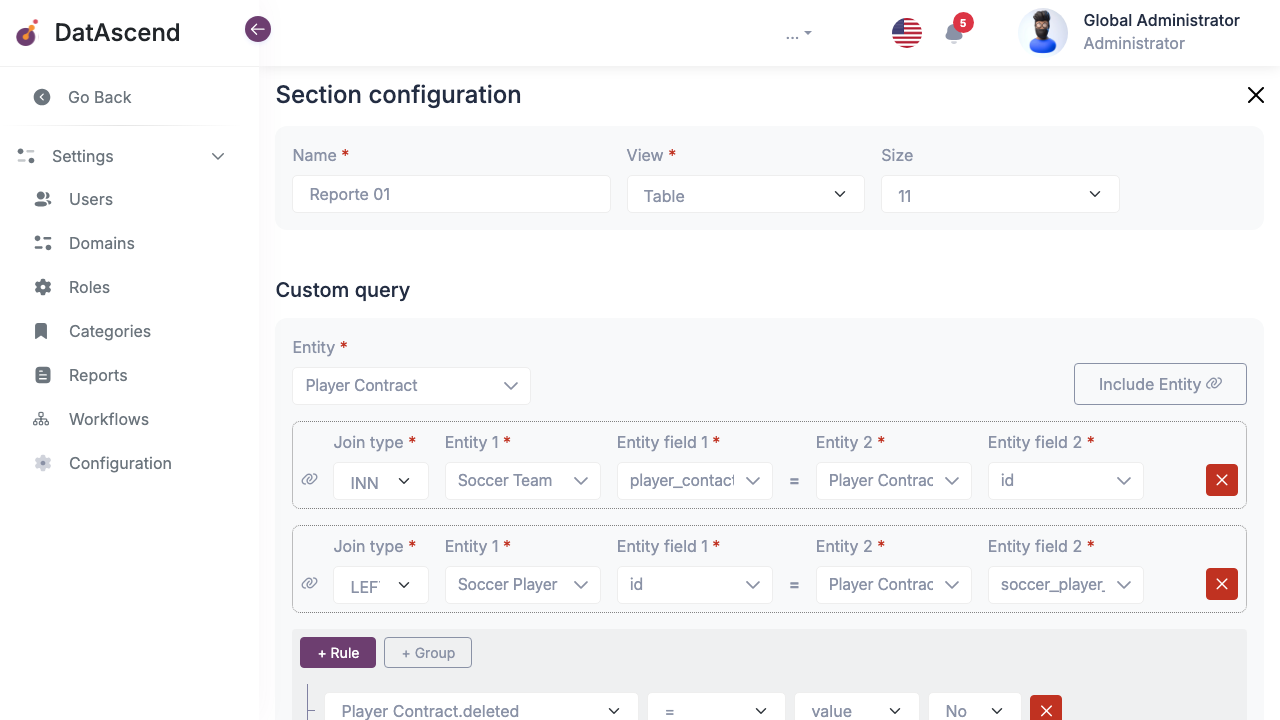 Configure Dynamic Query Rule