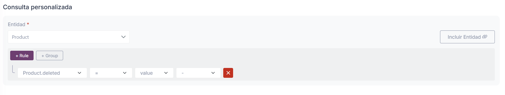 Consulta Configuración Sección Tabla