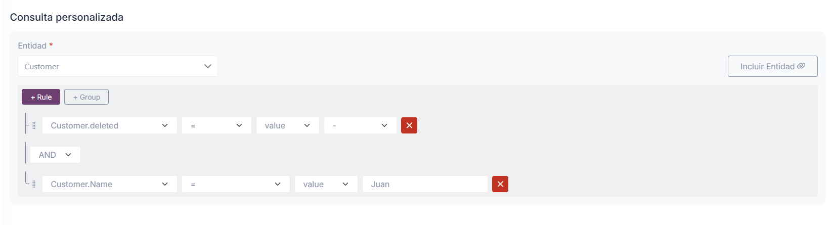 Consulta Configuración Sección Contador