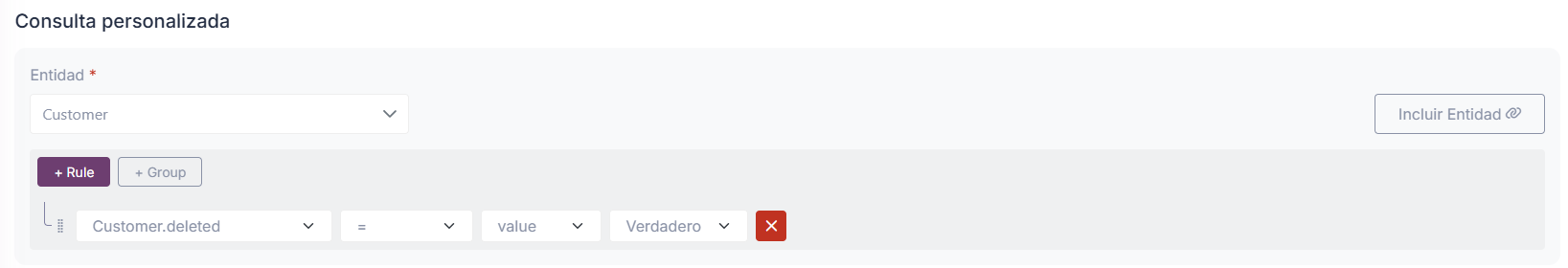 Consulta Configuración Sección Gráfico de Tarta
